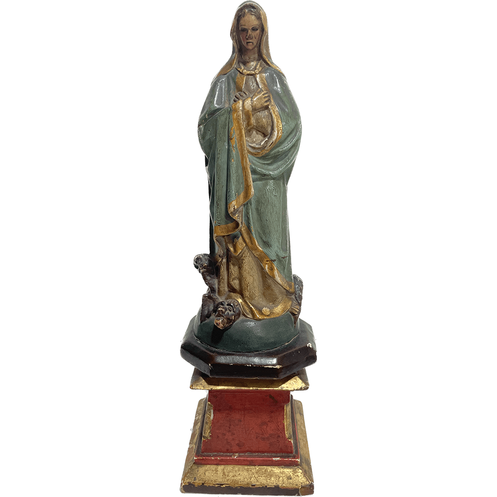 Virgen de madera