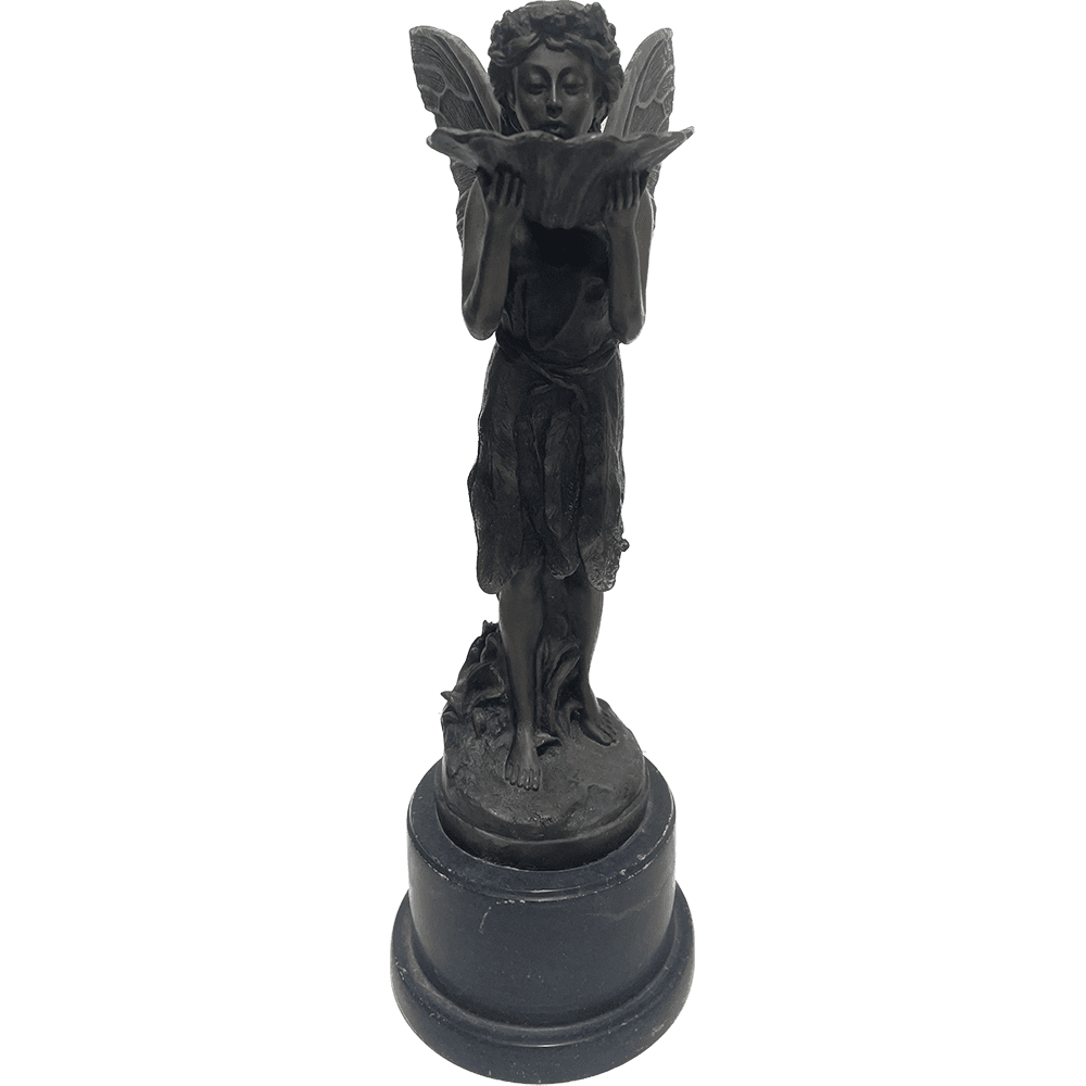 Figura de Bronce de Hada – Hecha a Mano por Artesanos Expertos