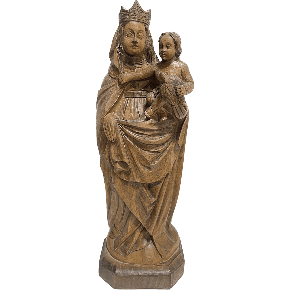 Virgen de madera