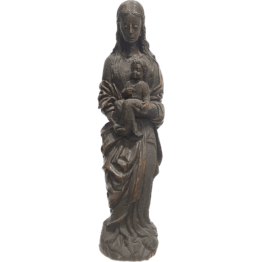 Virgen de madera