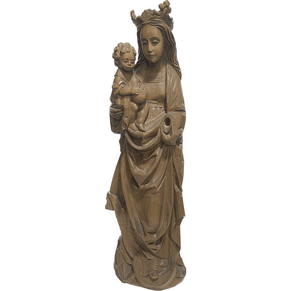 Virgen de madera