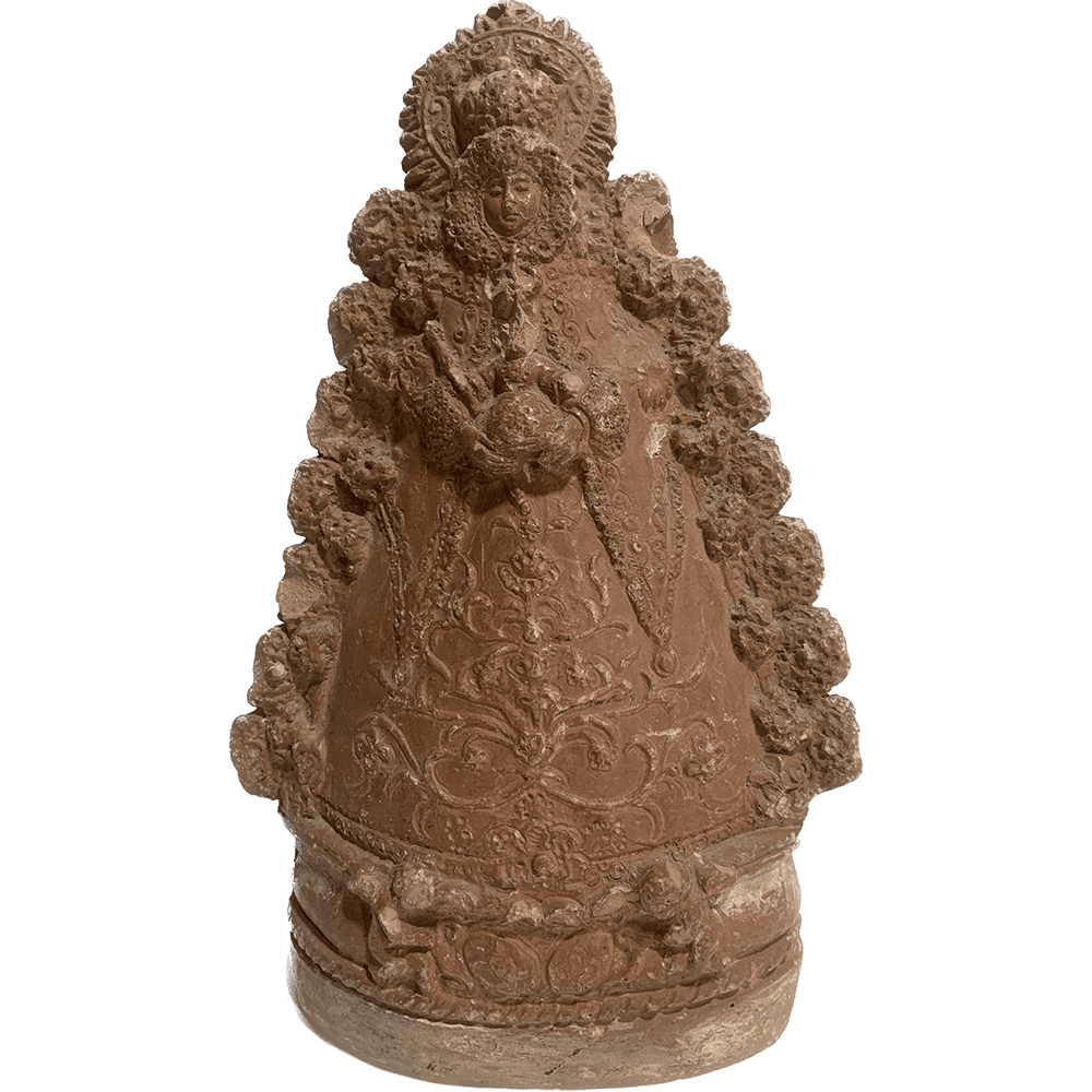 Virgen de terracota