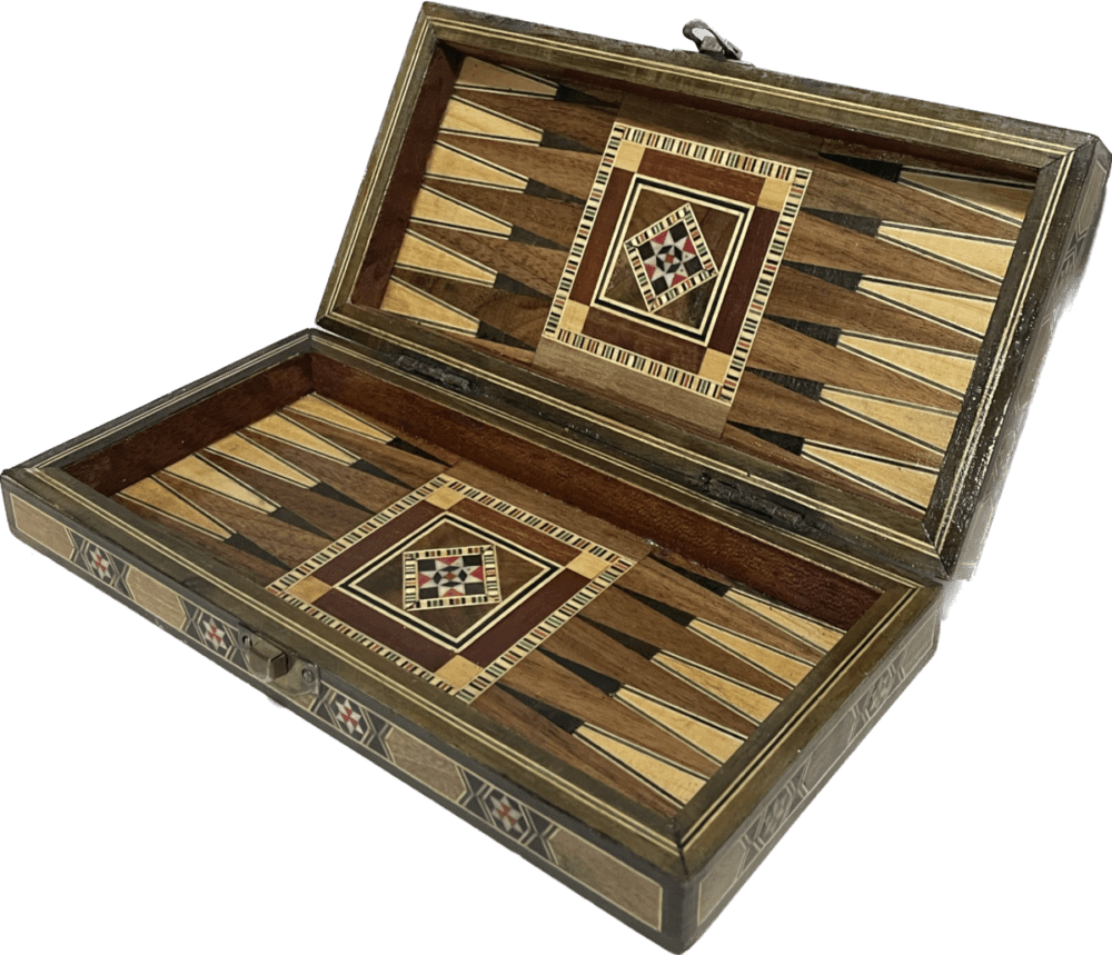 CAJA AJEDREZ DE Hueso,tablero De Nácar E Incrustaciones De Hueso 35x35cm Eur 50 00 It 1877445